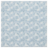 Tissu Colombe oiseau bleu (Échantillon)