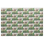 Tissu Colombie, jours de mule de TN (Fat Quarter)