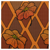 Tissu Colonnes d'automne Harlequin et pavots (Fermer)