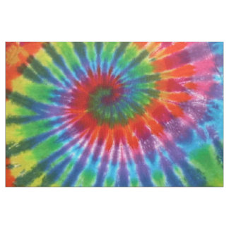Tissu Colorant de la cravate 60s de paix de hippie rétro