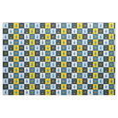 Tissu colorblock hébreu hanoukka (Fat Quarter)
