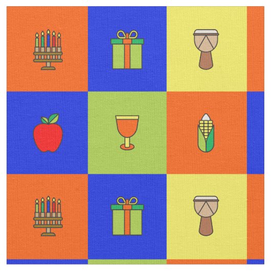 tissu colorblock kwanzaa (Fermer)