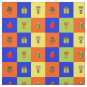 tissu colorblock kwanzaa (Échantillon)