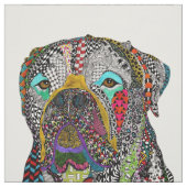 Tissu coloré Bullmastiff (Échantillon)