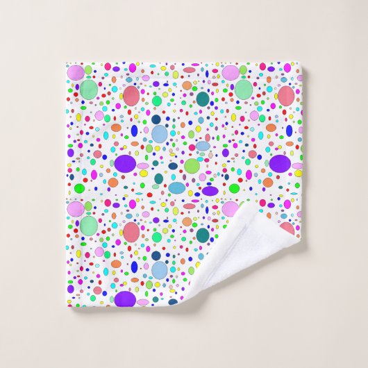 Tissu coloré de lavage de bulles (Gant de toilette)