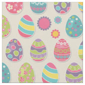 Tissu coloré d'oeufs de pâques (Fermer)
