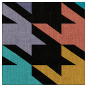 Tissu Coloré Houndstooth motif sans couture (Fermer)
