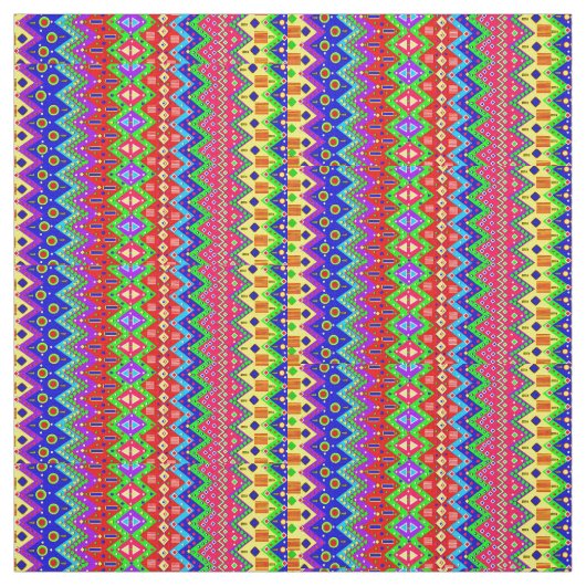 Tissu coloré mexicain de motif (Échantillon)
