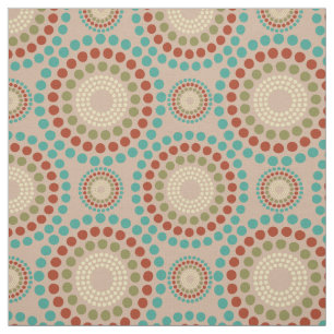 Tissu Coloré Pastel Tons Cercles Motif géométrique 2