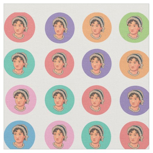 Tissu Colorée Jane Grands cercles (Fermer)