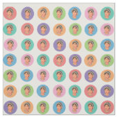 Tissu Colorée Jane Grands cercles (Échantillon)