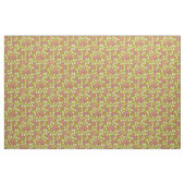 Tissu Colorful Midscale Retro Floral Pattern (Yard)