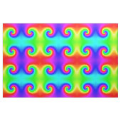 Tissu Colorful Tie Dye Rainbow Swirl Hippie Boho Chic (Fat Quarter)