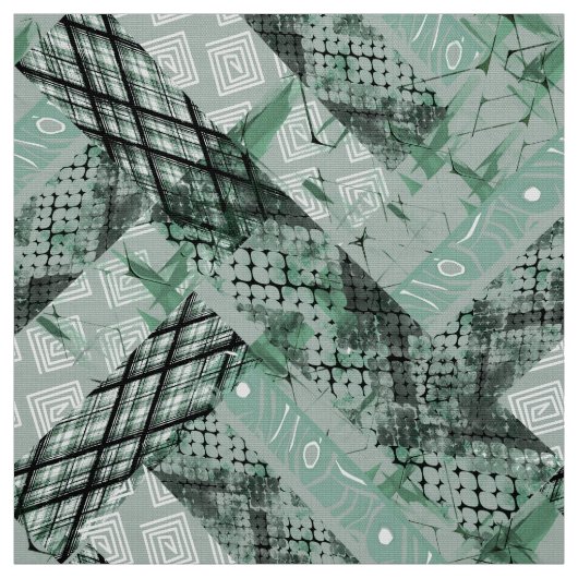 Tissu Combiné, ethnique, africain (Échantillon)