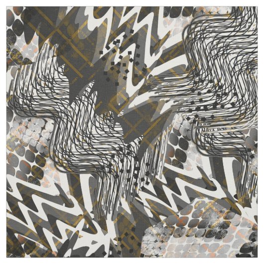 Tissu Combiné, ethnique, africain. (Échantillon)