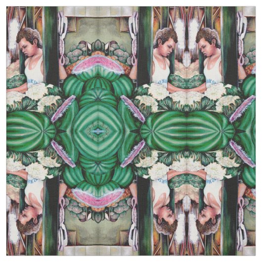 Tissu Comment aimes-tu ces melons ? (Échantillon)