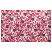 Tissu COMPASSION DOUCE Gras Rose Rouge Floral (Fat Quarter)