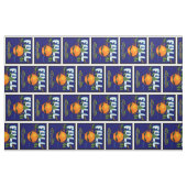 Tissu Complet - Étiquette orange (Fat Quarter)