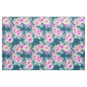 Tissu COMPLÈTEMENT SUR la copie florale foncée chic (Yard)