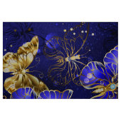 Tissu Composition avec papillons Sapphire (Fat Quarter)