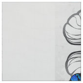 Tissu Composition des papillons blancs et bleus (Échantillon)