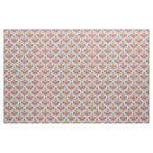 Tissu Composition du folklore sur blanc (Yard)