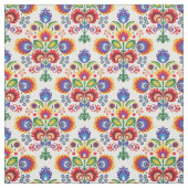 Tissu Composition du folklore sur blanc (Échantillon)