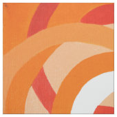 Tissu Composition no 43 orange monochrome (Échantillon)