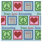 Tissu Comptabilité d'amour pour la paix (Fermer)