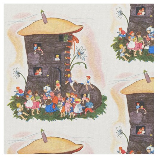 Tissu Comptine (Fermer)