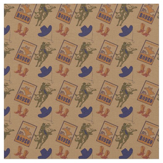 Tissu Comté de Rodeo Cowboy Ouest (Fermer)