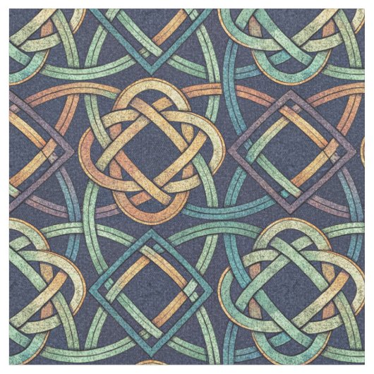 Tissu Conception abstraite d'entrelacs de nœuds celtique (Fermer)