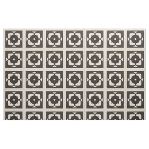 Tissu Conception Abstraite Géométrique avec Motif Symétr