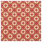 Tissu Conception Abstraite Géométrique Rouge (Échantillon)