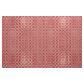 Tissu Conception Abstraite Géométrique Rouge (Yard)