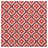 Tissu Conception Abstraite Géométrique Rouge (Échantillon)