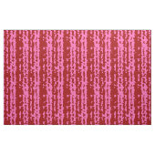 Tissu Conception Abstraite Irrégulière Rose Marron Rouge (Yard)