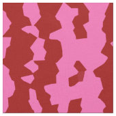 Tissu Conception Abstraite Irrégulière Rose Marron Rouge (Fermer)