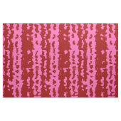 Tissu Conception Abstraite Irrégulière Rose Marron Rouge (Fat Quarter)