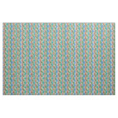 Tissu Conception abstraite rétro rayée dans le style Ika (Yard)