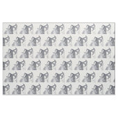 Tissu Conception argentée de dispositif de pompage (Fat Quarter)