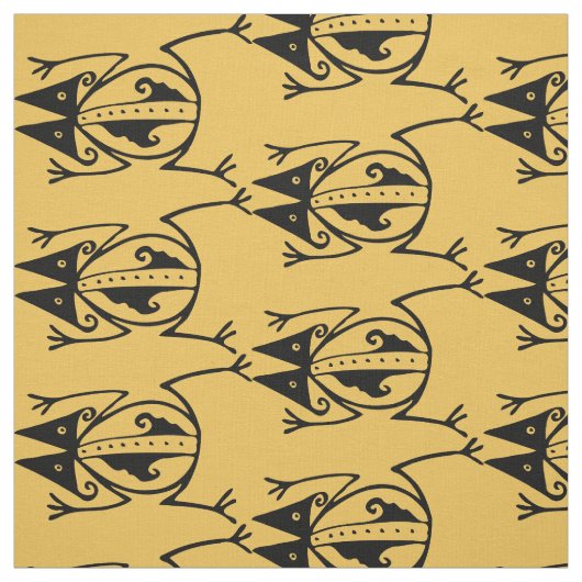 Tissu Conception aztèque antique d'art tribal de (Échantillon)