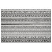 Tissu Conception aztèque blanche noire mignonne de (Fat Quarter)