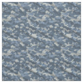 Tissu Conception bleue et grise de camouflage d'Amy (Échantillon)