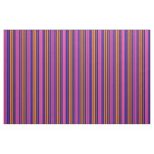 Tissu Conception de bandes verticales orange bleu rose (Yard)