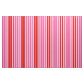 Tissu Conception de bandes verticales roses et rouges de (Fat Quarter)