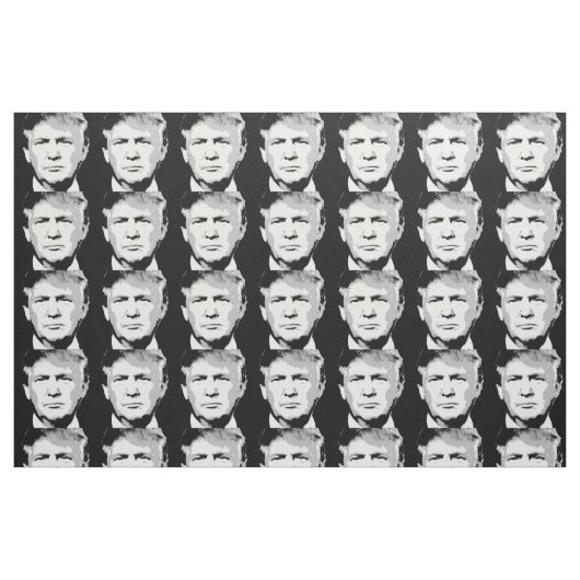 TISSU CONCEPTION DE BLOC DE DONALD TRUMP (Fat Quarter)