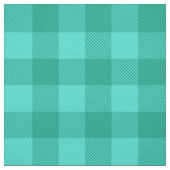 Tissu Conception de carreaux à gingembre en sarcelle et (Échantillon)