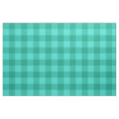 Tissu Conception de carreaux à gingembre en sarcelle et (Fat Quarter)