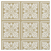 Tissu Conception de carreaux de tek et de maïs (Fermer)